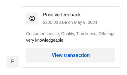 Review from customer states very knowledgeable